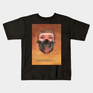 Skull with Mask Kids T-Shirt